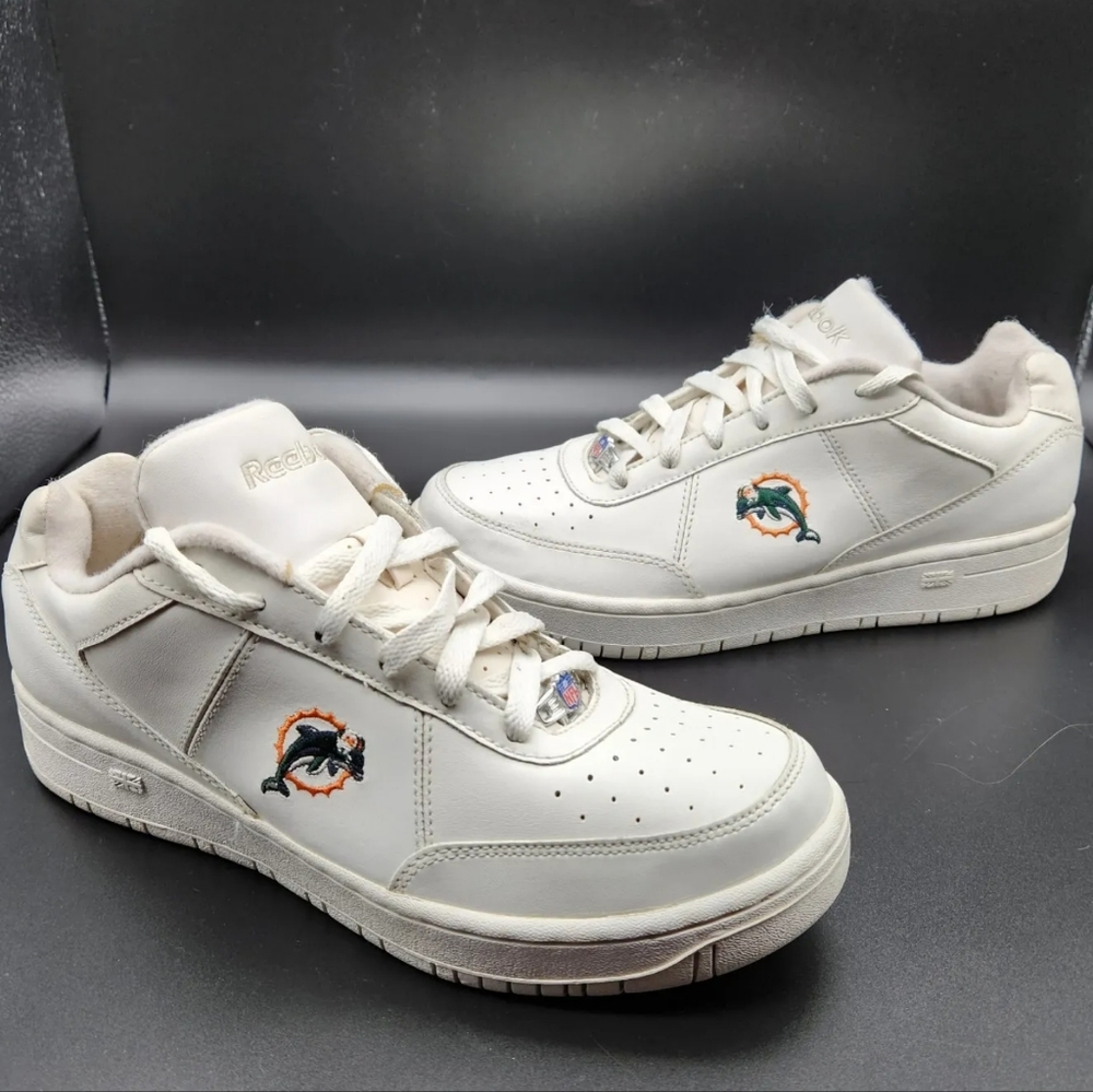 VTG Miami Dolphin NFL Boys Youth Tennis Sneakers Shoes